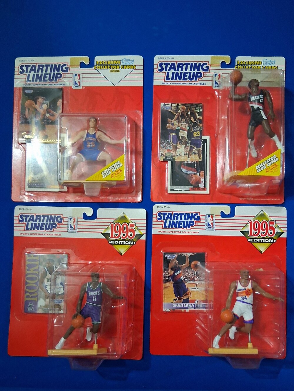 Lot Of 4 NBA Starting Lineups
